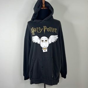 H&M x HARRY POTTER Hedwig Black Hoodie 18 (Y)